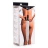 Черная анальная вибропробка с белым лисьим хвостом White Fox Tail Vibrating Anal Plug