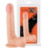 Большой реалистичный фаллоимитатор на присоске FleshXL- 23 см.