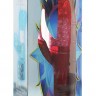 Красный вибратор с клиторальным отростком JK UNDENIABLE 7.5 PEARL DIVER - 19 см.