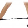 Черные верёвочные оковы на руки или ноги Silk Rope Love Cuffs