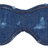 Синяя джинсовая маска на глаза Roughend Denim Style