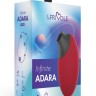 Бордовый вакуумный стимулятор клитора Adara