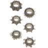 Набор из 6 дымчатых эрекционных колец MENZSTUFF 6PC STRECHEABLE RING SET