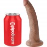 Фаллоимитатор-мулат с присоской 7" Cock - 17,8 см.