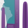 Фиолетовый классический вибратор Bgood Classic - 18 см.