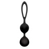 Чёрные вагинальные шарики из силикона BLACKBERRIES PUSSY SILICONE 