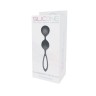 Чёрные вагинальные шарики из силикона BLACKBERRIES PUSSY SILICONE 
