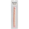 Телесный двусторонний фаллоимитатор BASIX 16 Double Dong - 38,5 см.
