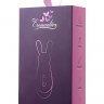 Фиолетовый стимулятор эрогенных зон Eromantica BUNNY - 12,5 см.