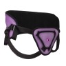 Фиолетовый страпон Deluxe Silicone Strap On 10 Inch - 25,5 см.
