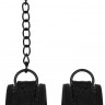 Черные поножи Luxury Ankle Cuffs