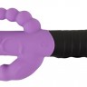 Сиреневый тройной вибратор Triple Vibrator - 22,2 см.