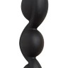 Черная анальная цепочка Bendybeads - 26,2 см.