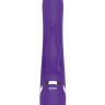 Фиолетовый вибратор-кролик с пуш-эффектом NAGHI NO.39 RECHARGEABLE THRUSTER VIBE - 15 см.