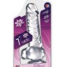 Прозрачный фаллоимитатор на присоске JELLY JOY BRILLIANT - 18 см.
