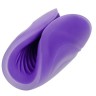 Фиолетовый рельефный мастурбатор Spiral Grip