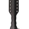Черная шлепалка с клепками Yes,Master - 32 см.