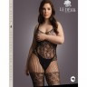 Ажурный кэтсьюит Lace and Fishnet Bodystocking
