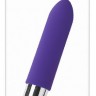 Фиолетовая вибропуля VeDO Bam Mini - 9,5 см.