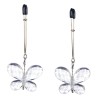 Зажимы для сосков с подвесками-бабочками Butterfly Clamps