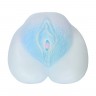 Прозрачный реалистичный мастурбатор Juicy Pussy Crystal Wave
