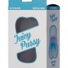 Прозрачный реалистичный мастурбатор Juicy Pussy Crystal Wave