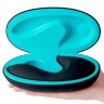 Нереалистичный вибратор Sense Max с клиторальным отростком - 16 см.