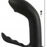 Черный стимулятор простаты Prostate Plug - 14 см.