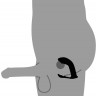 Черный стимулятор простаты Prostate Plug - 14 см.