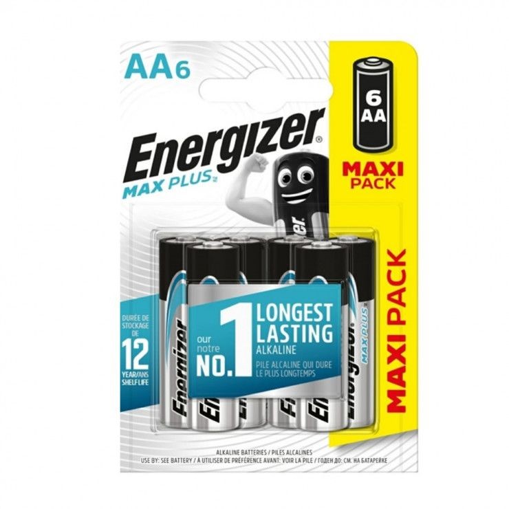 Батарейки Energizer MAX PLUS LR6/E91 AA 1.5V - 6 шт. 