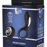 Черное эрекционное виброкольцо OKEANOS REMOTE