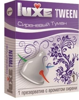 Презерватив Luxe Tween "Сиреневый туман" с ароматом сирени - 1 шт.