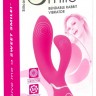 Ярко-розовый вибратор-кролик Bendable Rabbit Vibrator - 19,8 см.
