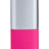 Ярко-розовый вибростимулятор Get Lucky USB Vibrator - 12 см.