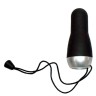 Черный водонепроницаемый мини-вибратор DISCRETION WIDE BODY BLACK - 6,5 см.