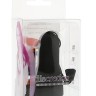 Черный водонепроницаемый мини-вибратор DISCRETION WIDE BODY BLACK - 6,5 см.