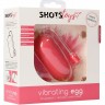 Розовое гладкое виброяйцо Vibrating Egg - 8 см.
