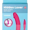 Розовый вибратор Hidden Lover с анальным и клиторальным стимулятором