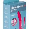 Розовый вибратор Hidden Lover с анальным и клиторальным стимулятором