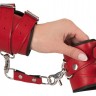 Красный комплект БДСМ-аксессуаров Harness Set