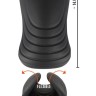 Черный вибромастурбатор Ultra Soft