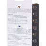 Черная анальная пробка с ограничителем - 11,5 см.