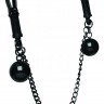 Зажимы для сосков с утяжелителями и цепочкой Clamps with Ball Weights and Chain