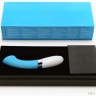 Голубой вибромассажёр Gigi 2 Turquoise Blue