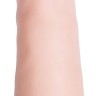 Телесный вибромассажёр Vibro Realistic Cock Dildo - 17,5 см.