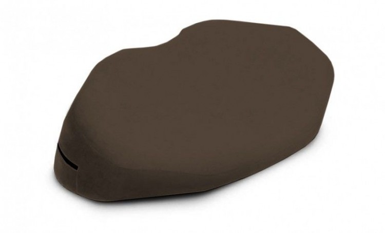 Кофейная вельветовая подушка для любви Liberator Retail Arche Wedge