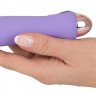 Сиреневый мини-вибратор Cuties Mini - 12,5 см.