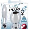 Алюминиевая анальная пробка с тоннелем Lust Tunnel Plug - 6,5 см.
