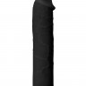 Чёрный водонепроницаемый вибратор PURRFECT SILICONE DELUXE 7.5INCH - 19 см.