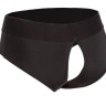 Черные трусы для страпона BACKLESS BRIEF HARNESS 2XL/3XL